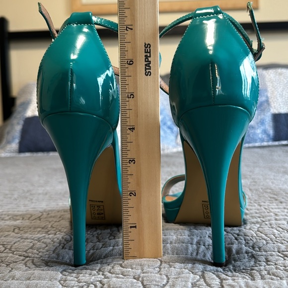 Michael Antonio teal stiletto heels - Picture 5 of 8